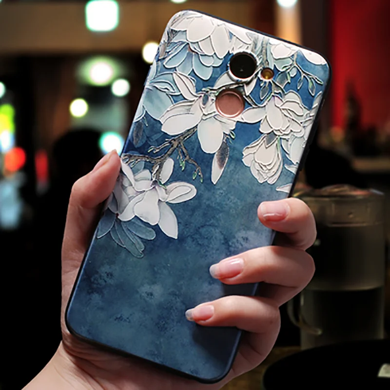 3D с тиснением и изображением Coque для huawei Honor 8X вид 20 6A 7A 9 10 играть Коврики P10 P30 P20 Lite