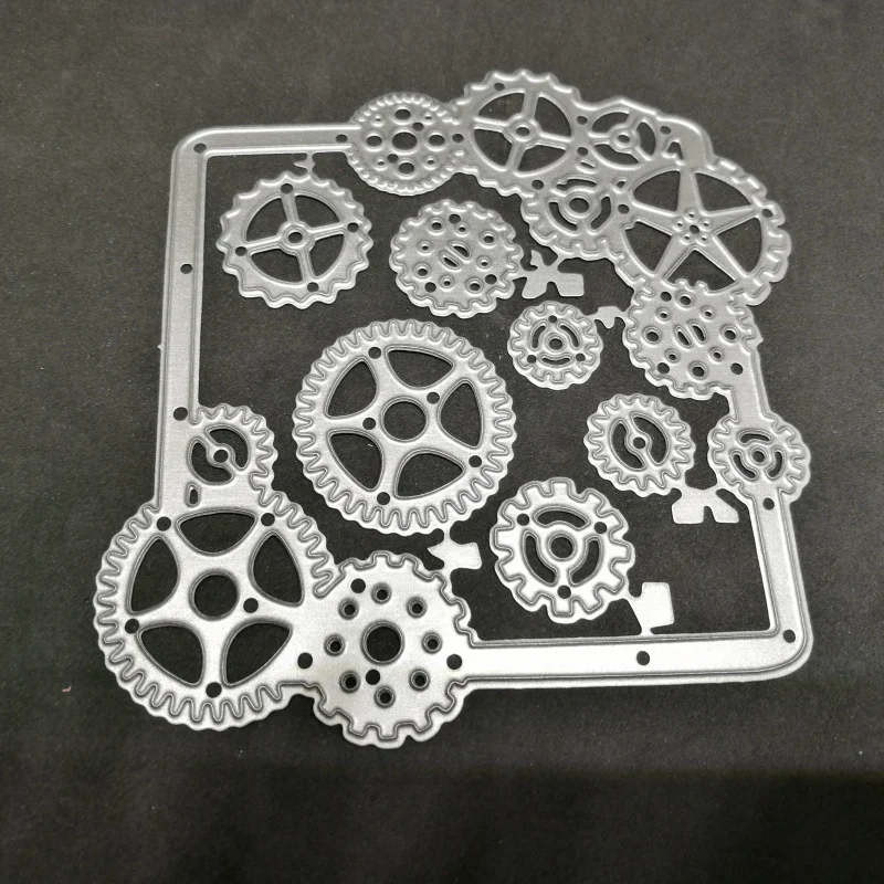 

Шестеренчатые металлические штампы трафареты для «сделай сам» Скрапбукинг Фотоальбом декоративное тиснение «сделай сам» бумажные карты