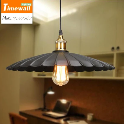 

The Nordic Modern Minimalist Designer Loft American Retro Country Industrial Umbrella Pendant Little Personality