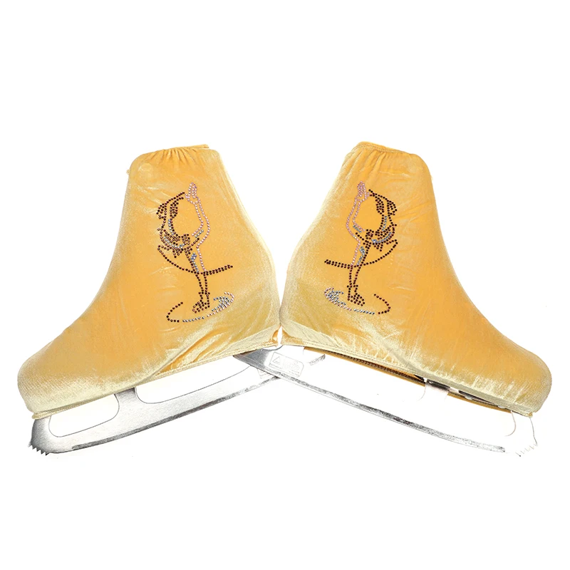 Nasinaya обувь для фигурного катания бархатная Крышка для детей взрослых защитные роликовые коньки аксессуары для катания на коньках блестящие стразы 6