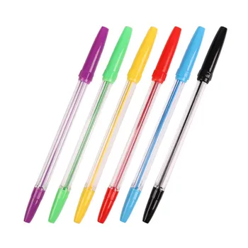 

6PCS/set Color Ballpoint Pen 0.7mm 6 Colors Ink Korea Creative Pen for School Office Escolar Material 6582-6