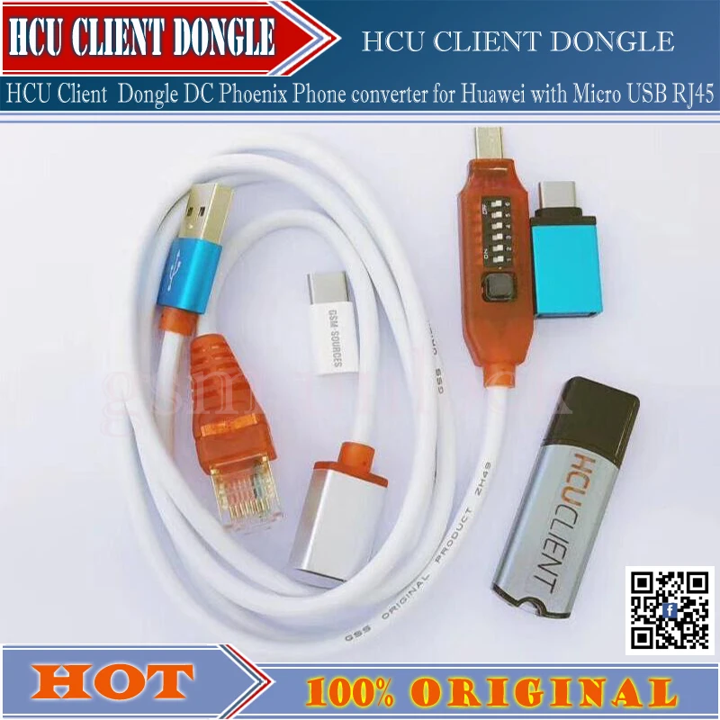 2018 новейший HCU ключ + DC Феникс телефон конвертер для huawei с Micro USB RJ45 многофункциональная загрузка все в 1 кабель