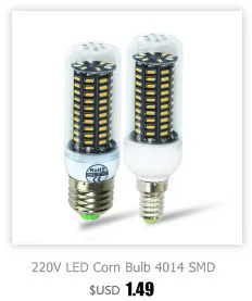 Светодиодный светильник 5736 SMD более яркий 5730 светодиодный светильник-кукуруза 3,5 Вт 5 Вт 7 Вт 8 Вт 12 Вт 15 Вт E27 E14 85 В-265 в без мерцания Холодный/теплый белый