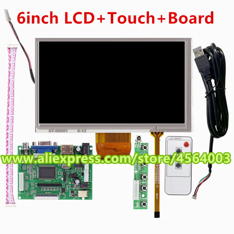 1PC NEW tianma TM060RDH01 6" 800*480 LCD screen display #017 