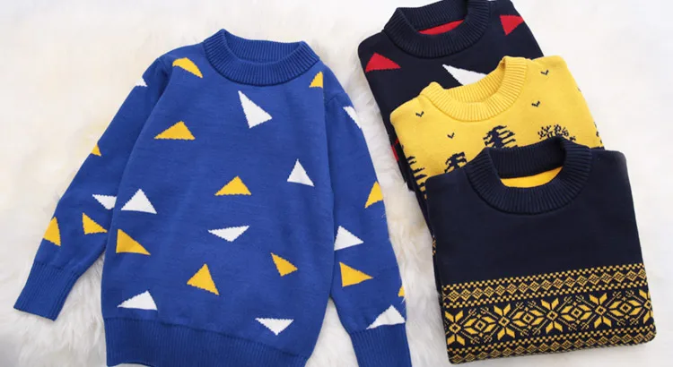 Импортные товары; Повседневные вязаные свитера для мальчиков; детский хлопковый джемпер; Разноцветные пуловеры для подростков; одежда; B108