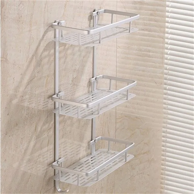 Bathroom Shelves E Alumimum 1 2 3 Tier Home Kitchen Bathroom Shelves E Alumimum 1 2 3 Tier Home Kitchen Shower Storage Shelf