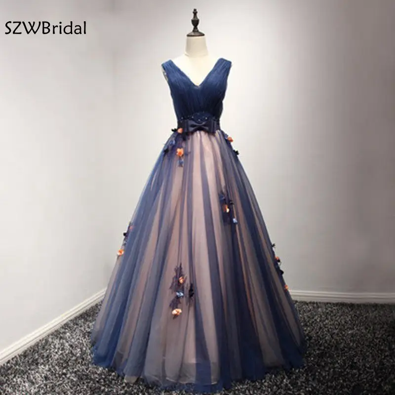 

New Arrival Custom made V Neck Evening dresses Long 2019 Robe de soiree kaftan evening gown Vestidos de festa