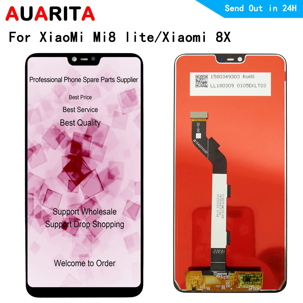 

6.26" LCD For XiaoMi Mi 8 lite mi8 Youth mi8 lite mi 8X LCD Display+Touch panel Screen sensor Digitizer with frame Assembly