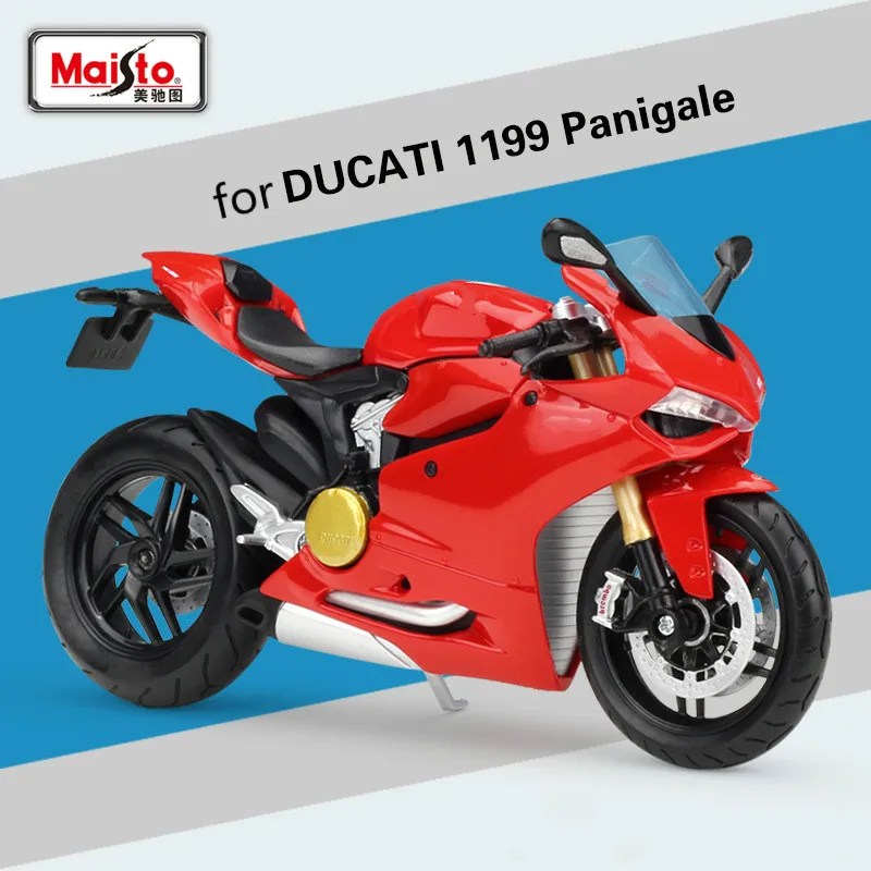 

Maisto for DUCATI 1199 Panigale Motorcycle Simulation Model Offroad Motorbike Model Motocross Racing Motor Scale Model Toys 1:12