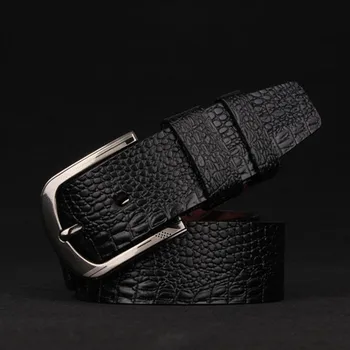 

110-115cm Limited Direct Selling Unisex Pu High Quality Man Belt And Belts For 2020 Wide Pattern Leather Cinto Masculino U206
