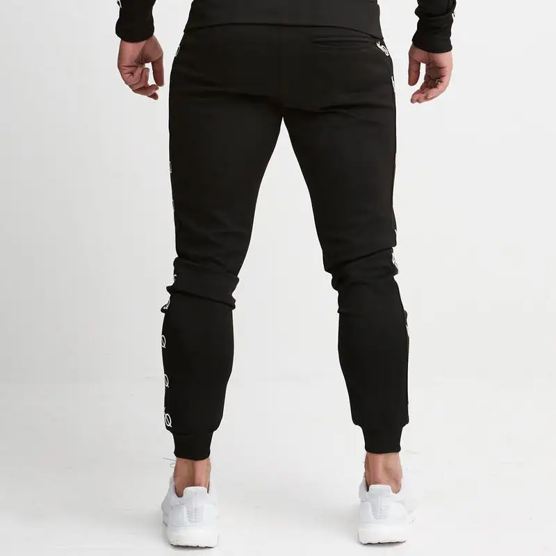 

Men Slim Drawstring Cotton Sweatpants Gyms Fitness Trousers Man Jogger Workout Casual Fashion Pant Brand Pencil Pants Sportswear