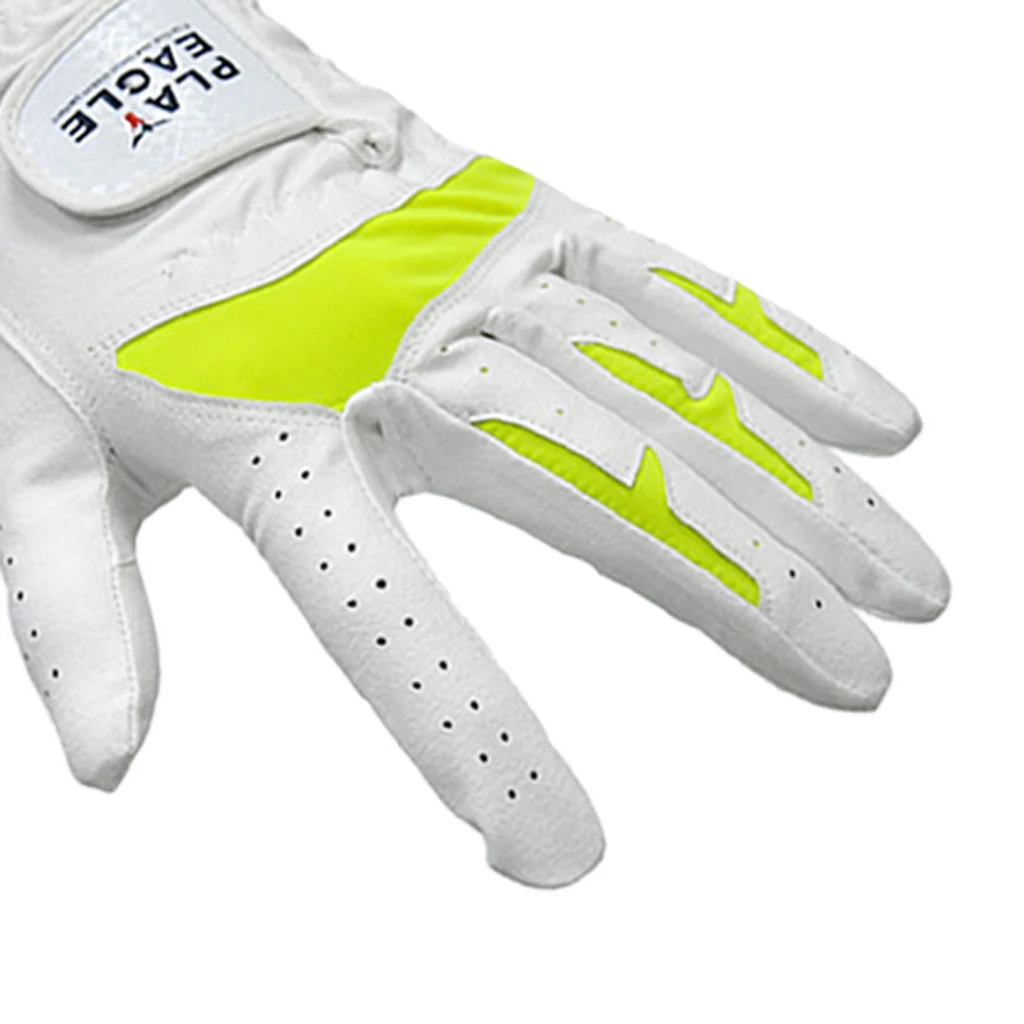 High-performance Women Ladies Golf Single Glove Right / Left Hand Pro Soft Breathable Microfiber PU Sweat Absorbent Glove