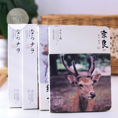 

Composition Book Account Notebook Hand-painted Photography Notepad Stationery Cute Animal Stitch Notebooks