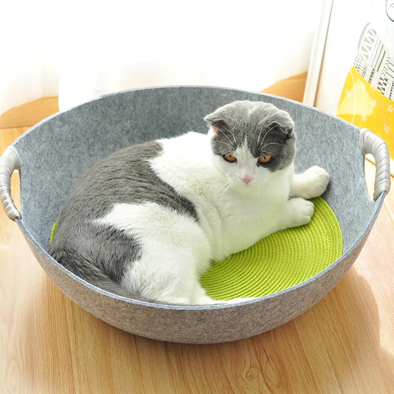 Cat Bed Cave Comfortable Sleeping Bag For Cats Felt Cloth Breathable All Season Banana Pet Bed Cat Nest Mat 2019 Cat Bed Cave Comfortable Sleeping Bag For Cats Felt Cloth Breathable All Season Banana Pet Bed Cat Nest Mat 2019
