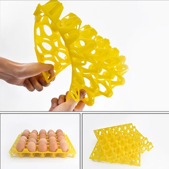 

2pcs 30-Egg Chicken Trays Shipping Carton Poultry Egg Holder Rack Poultry Tray Holder