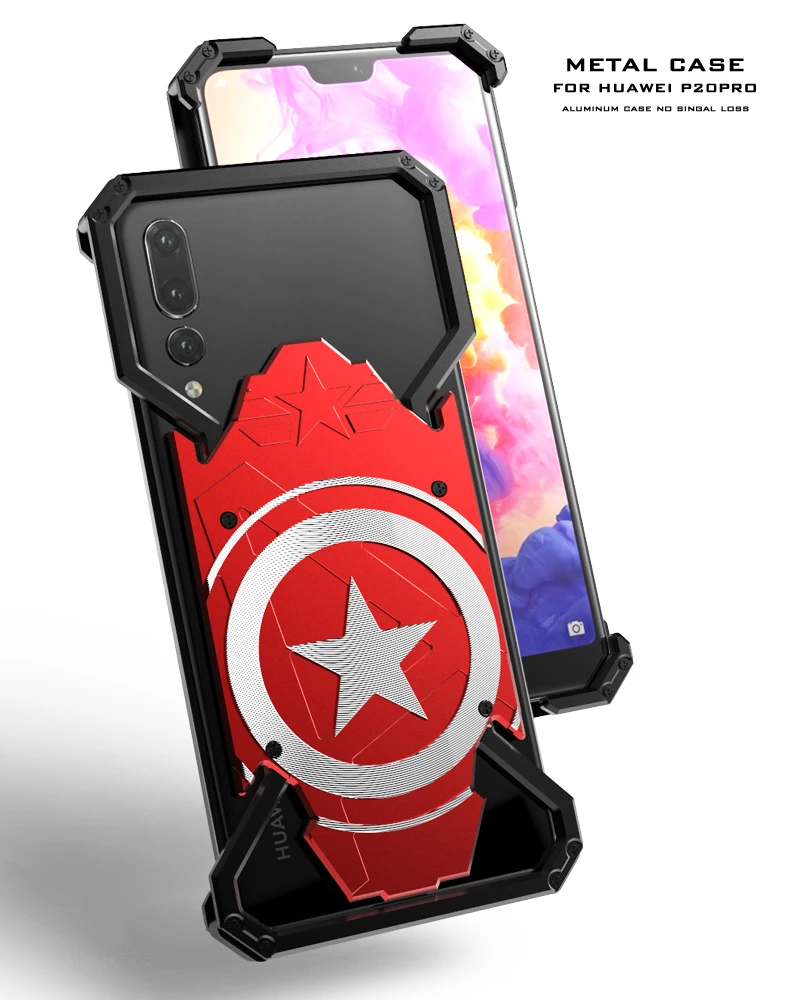 Металлический Чехол Super Hero для Huawei P30 Pro P20 Lite P10 P9 Plus Nova 5 5i 4 3 3i 3e 2 2S чехол с кольцом для телефона с изображением Человека-паука