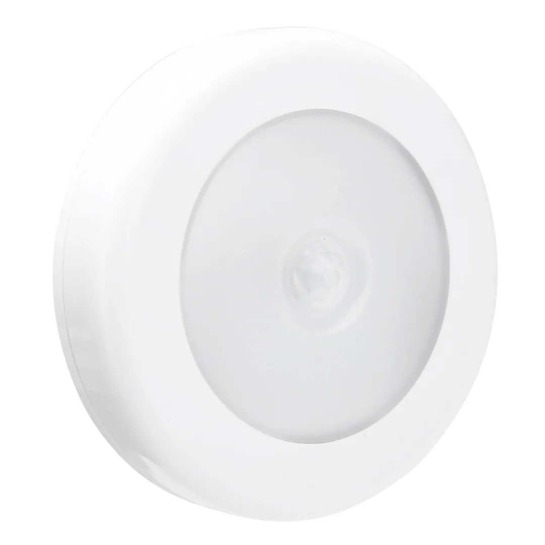 Wireless PIR Auto LED Night Light Motion Sensor Infrared Cabinet Lamp Battery Power Stairs Magnet Night Lighting