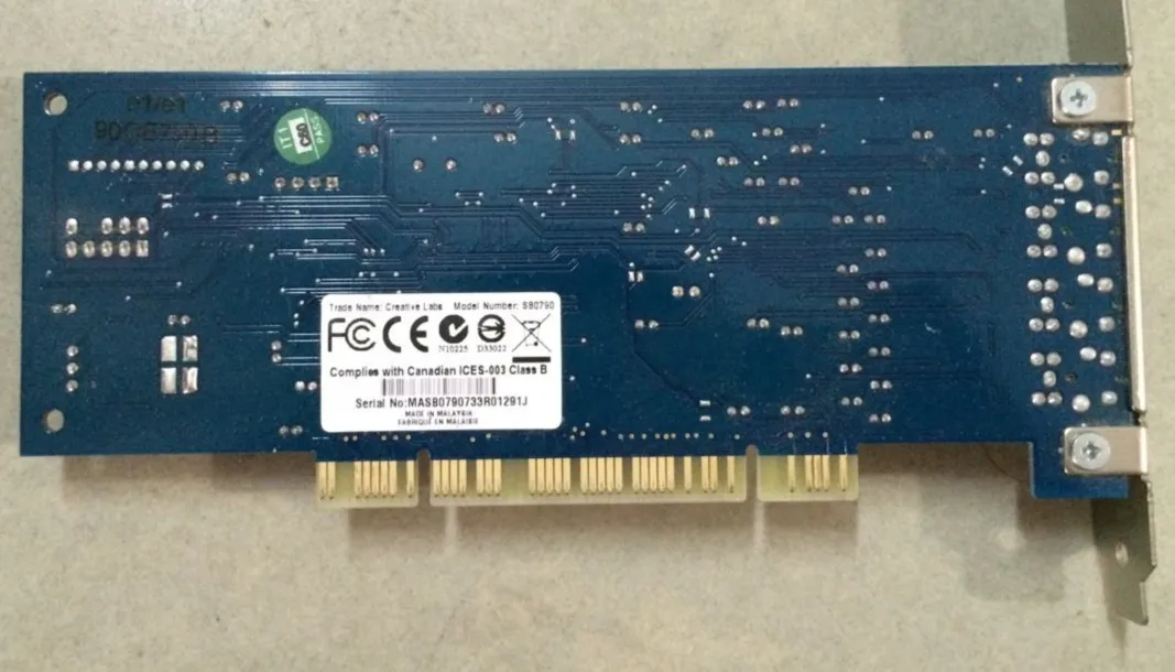 Оригинальная звуковая карта X Fi Xtreme для Creative Labs SB0790 PCI Sound Blaster 100% рабочий|Звуковые
