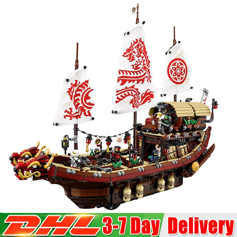 

2018 Ninja Final Fight of Destiny's Bounty Anime Figures Building LP Block Bricks Toys Compatible Legoinglys 70618