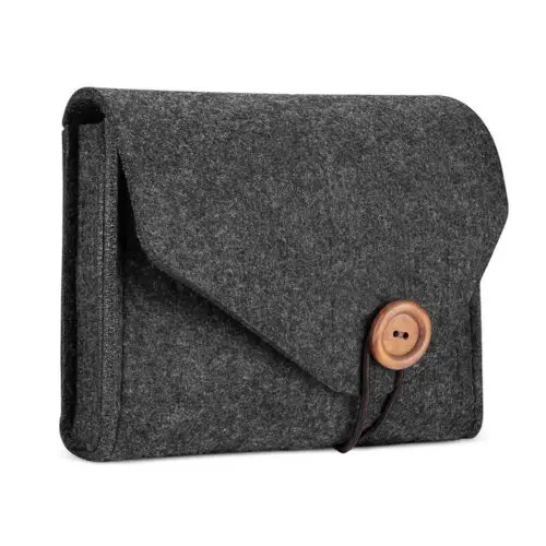 

Luxury Gray Felt Organizer USB Adapter Computer Electronics Accessories Storage Bag Home Office Outdoor Portable storage Bags