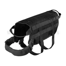 Тип страйкбол тактическая дрессировка собаки Molle Жилет Жгут военный несущий жгут собаки куртка