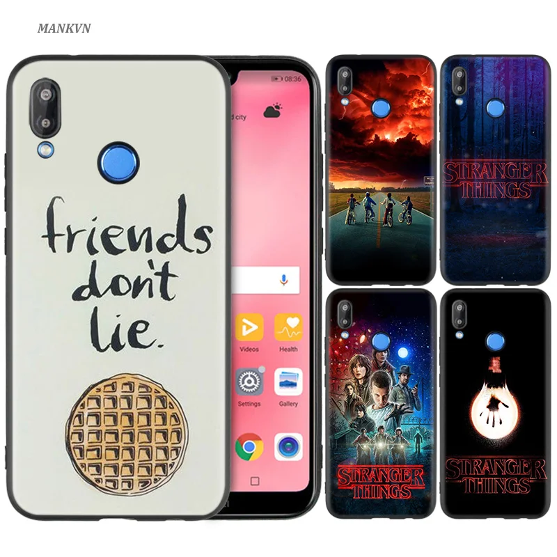 Силиконовый чехол-накладка для huawei P20 P10 P9 P8 Lite Pro P Smart+ Nova 3i 3E чехол для телефона с изображением странных вещей