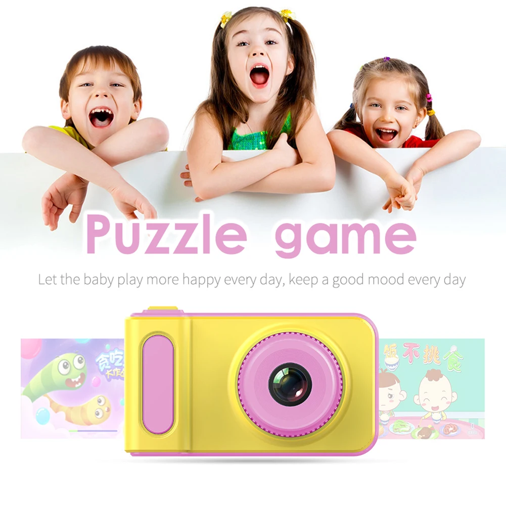Детская Спортивная камера с двойным объективом цифровой антивибрационный видеомагнитофон игрушка для детей праздник день рождения мини прекрасные подарки