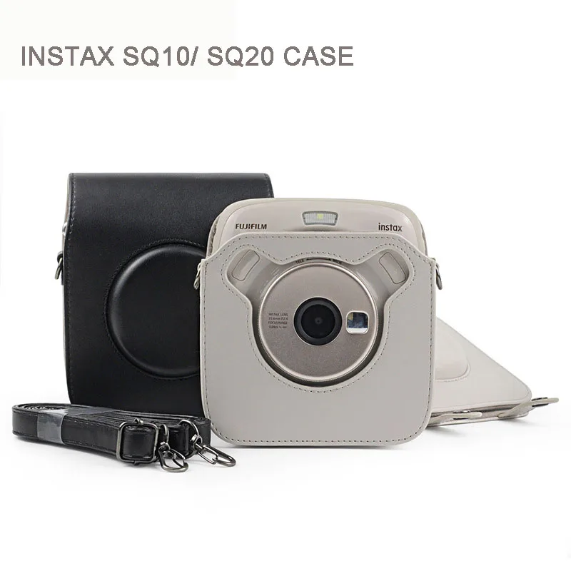 FUJIFILM Instax квадратная SQ20 SQ10 сумка для камеры чехол из искусственной кожи винтажный наплечный ремень чехол для камеры защитный чехол для переноски