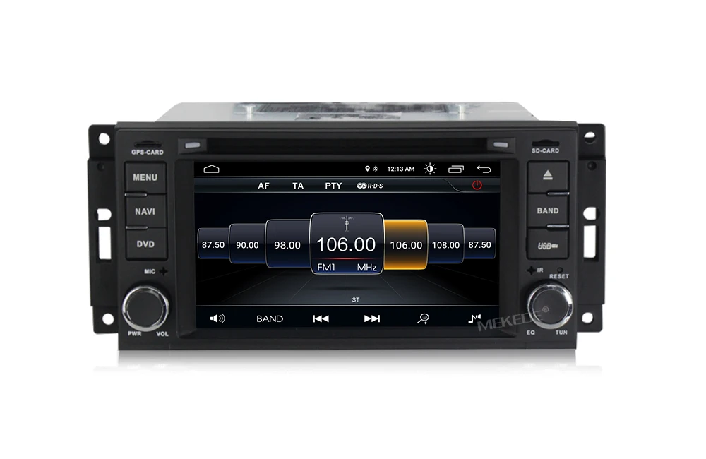 Best MEKEDE Android 8.1  Car GPS navigation DVD player For JEEP Wrangler Compass Patriot Grand Cherokee Commander Dodg free shipping 28