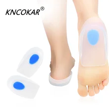 Накладка на пятку KNCOKAR мягкая боль в пятке прокладка на пятке силиконовая утолщенная амортизация тендинит для ног для мужчины и женщины XFJ11