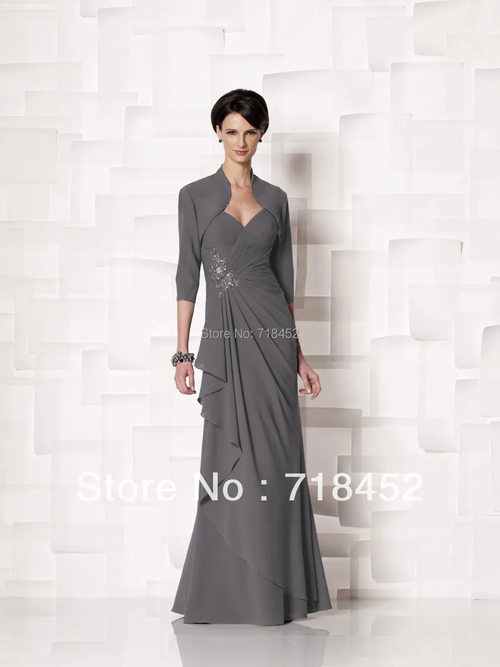 grey mother of the bride pant suits