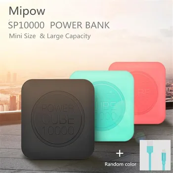 

Mipow 10000mAh Portable Power Bank 2.4A Fast Charge Double USB Powerbank Charger External Battery For iphone Xiaomi Sumsung
