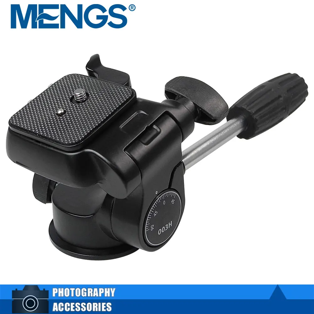 MENGS 003H 3-Way Pan And Tilt Head With Aluminum Alloy For DSLR Camera Tripod(14110005301) | Электроника