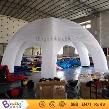 Белая надувная палатка-паук, 8 м Большая Надувная иглу, надувная купольная палатка-паук s игрушка для продажи