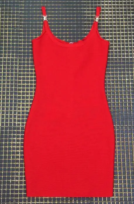 5 цветов,, женское сексуальное Бандажное платье с круглым вырезом, вязаное эластичное элегантное вечернее платье - Цвет: Красный