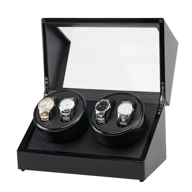 

Watch Winder Box Quiet Automatic Wooden Holder Storage Container Organizer Case Gift