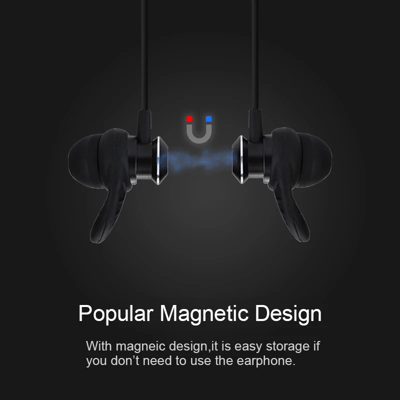 Bluetooth наушники IPX5 rated спортивные беспроводные гарнитура с микрофоном Магнитный