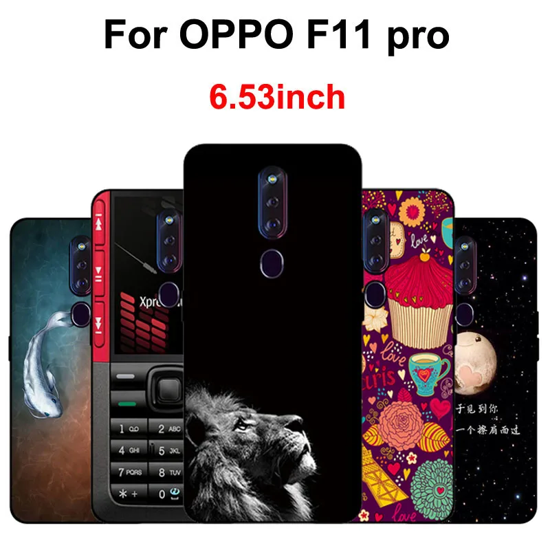 

Colorful Painting Case for OPPO F11 Pro Case Soft TPU Ultra Thin Back Cover Phone Case For Oppo F11Pro shell OPPOF11pro coque