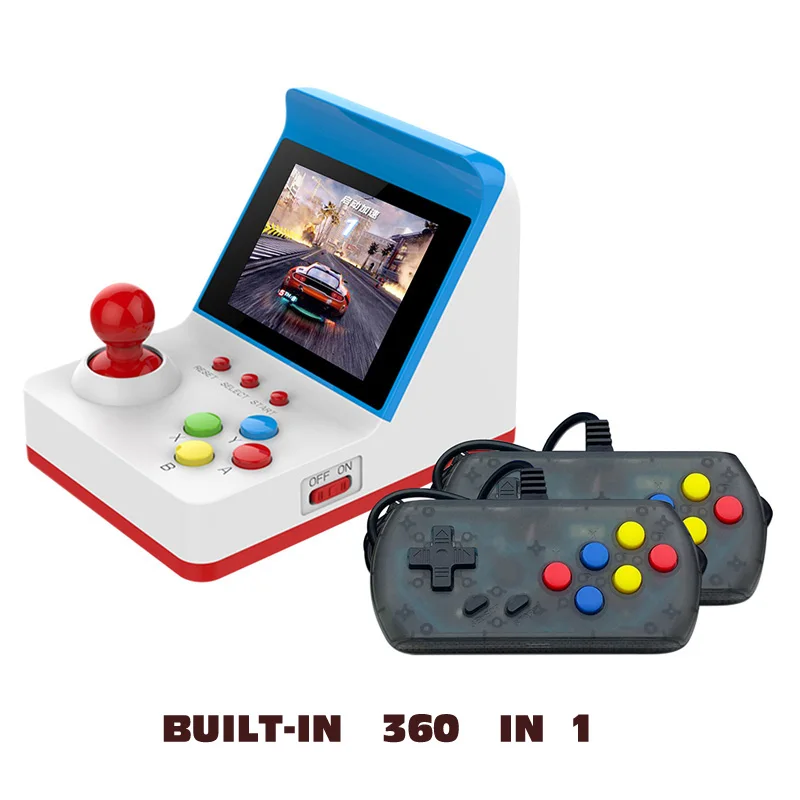 Ретро аркадная игровая консоль портативный игровой автомат со встроенными 360