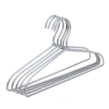 

30 Pcs/Lot Children Luxury Silver Aluminum Tops Hanger ,Strong Simple Design Metal Hanger for Kids