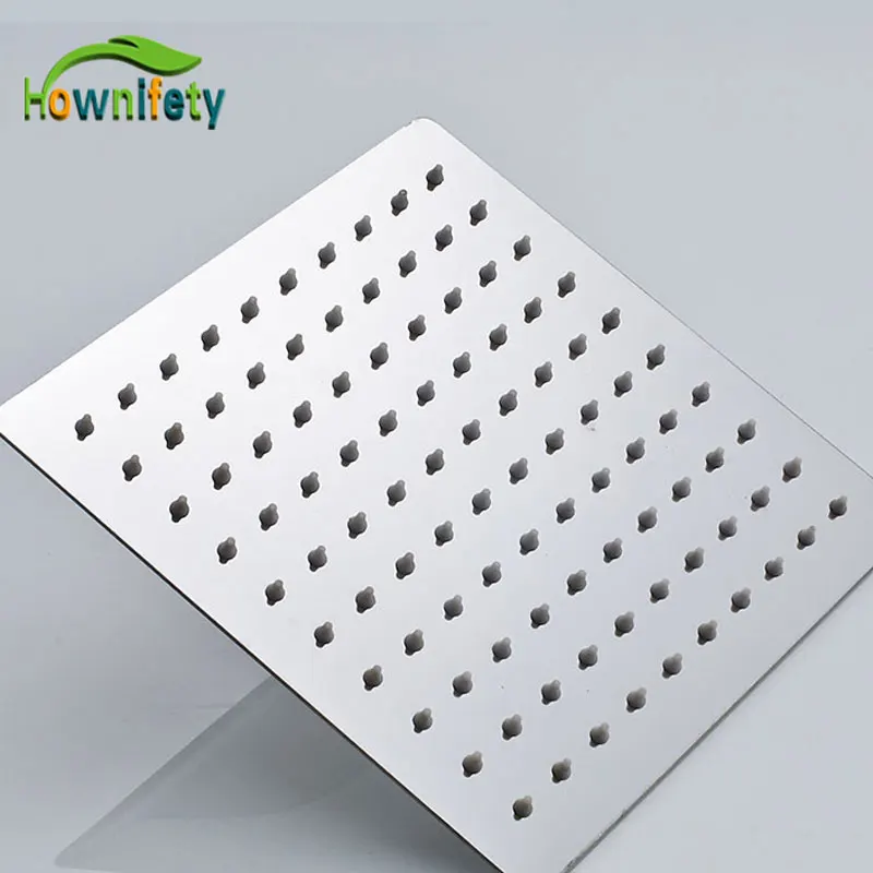 O envio gratuito de aço inoxidável cromo cabeça de chuveiro 6-12 polegada chuvas celiling/fixado na parede do banheiro chuveiro acessórios