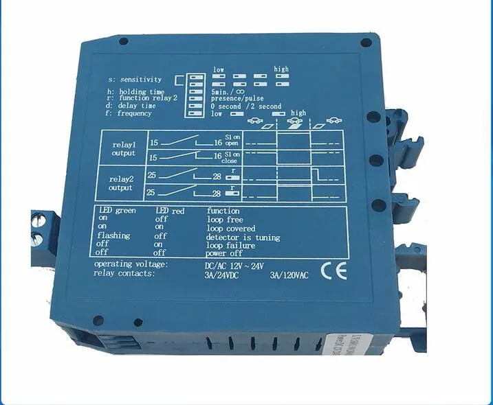 Dispositivo di ispezione del veicolo Loop rilevatore di veicoli autocontrollo magnetico M1H controllo del segnale Dual 12V / 24V