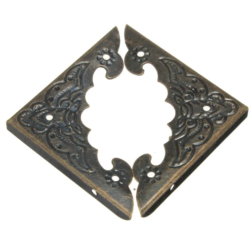 MTGATHER 12pcs Bronze Decorative Antique Brass Jewelry Wine Gift Box Wooden Corner Protector Guard 55x40mm Protect Your Table MTGATHER 12pcs Bronze Decorative Antique Brass Jewelry Wine Gift Box Wooden Corner Protector Guard 55x40mm Protect Your Table
