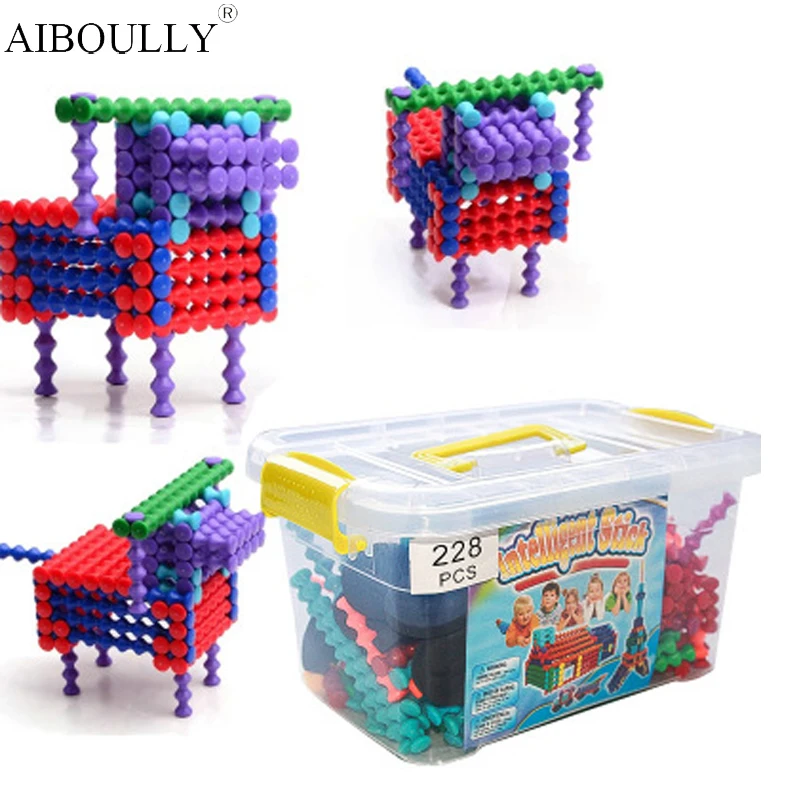 

Children's educational toys Plastic bamboo stick Develop the imagination of building blocks Can be of any shape
