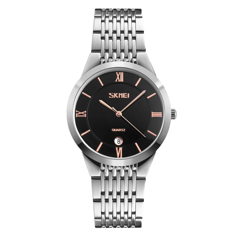

Couples Quartz Watch Waterproof Simple Business Fashion Calendar Steel Belt 2018 New Moment Sport Wrist Clock Top Brand Luxury A