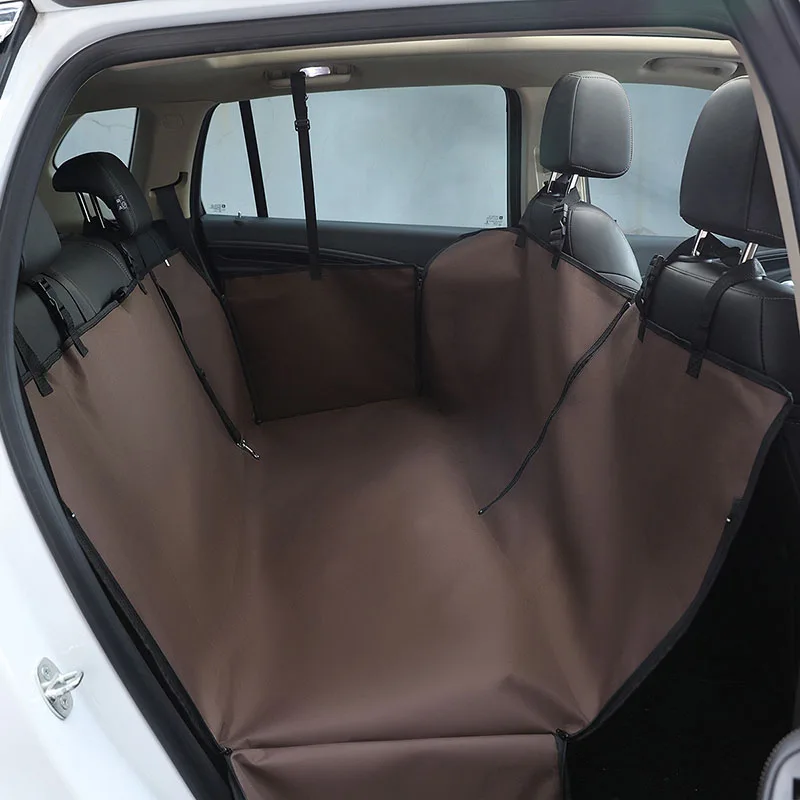 Собака автомобильные чехлы для сидений автомобиля водостойкая переноска собака автомобильное заднее сиденье ПЭТ коврик подушка для гамака протектор с ремнем безопасности Оксфорд ткань