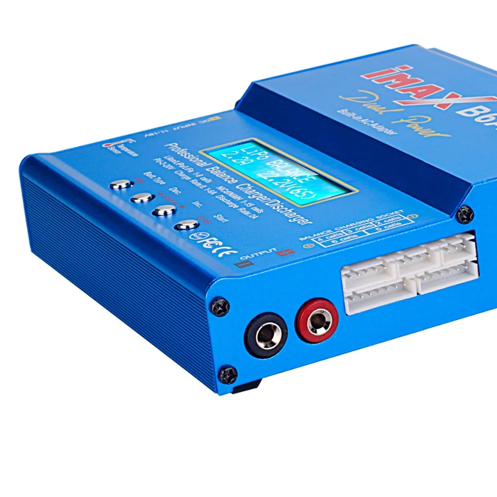 Продажа IMAX B6 AC 80 Вт b6ac RC зарядное устройство 6A двухканальный баланс зарядное устройство Li Ion Nimh Nicd Lipo батарея с цифровым ЖК экраном разрядник