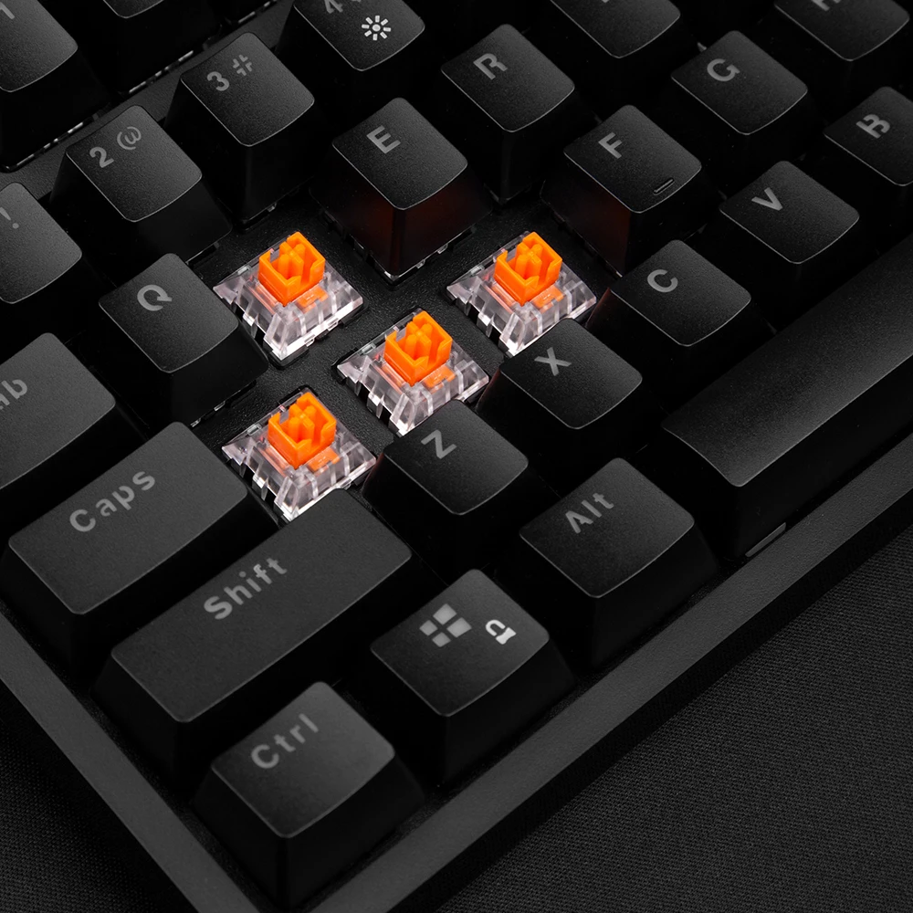 Игровая механическая клавиатура TEAM WOLF RGB с подсветкой USB Проводная оптическая ось