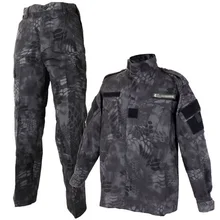 Военная Тактическая Боевая униформа для страйкбола рубашка BDU и брюки набор Kryptek камуфляжная маска "Тифон" для страйкбола мужская одежда костюм охотничья одежда