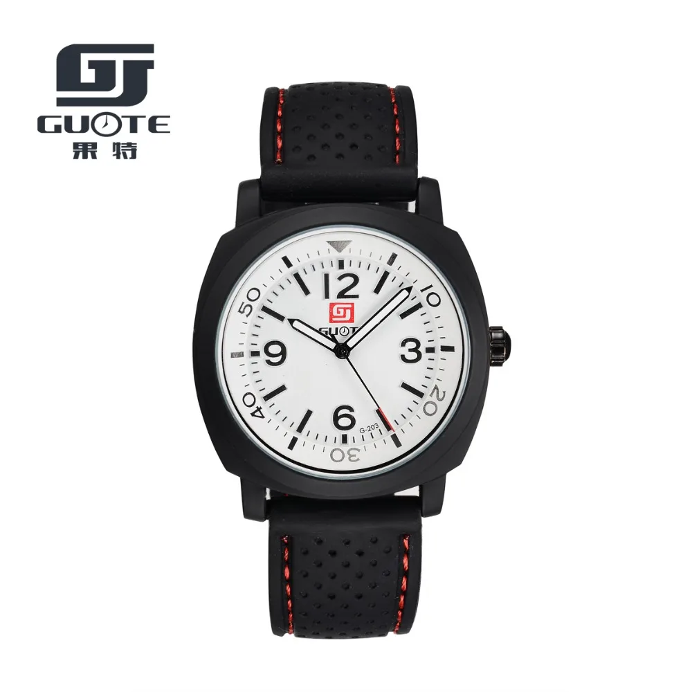 

Zegarki Meskie 2017 Luxury Top Brand GUOTE Men Sport Silicone Watches Clocks Hodinky Men Military Quartz Watch Relogio Masculino